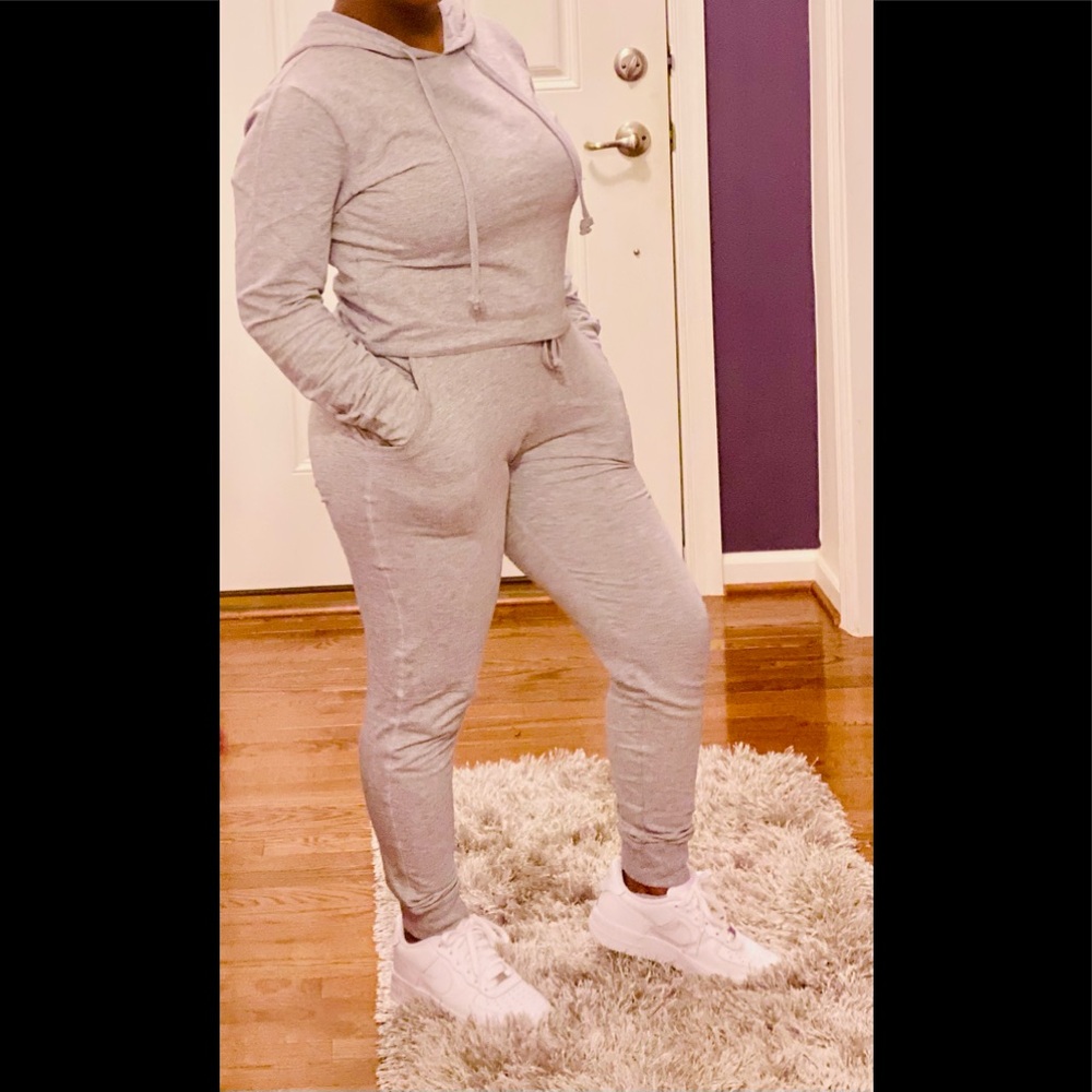 Womens Two Piece Jogger Set